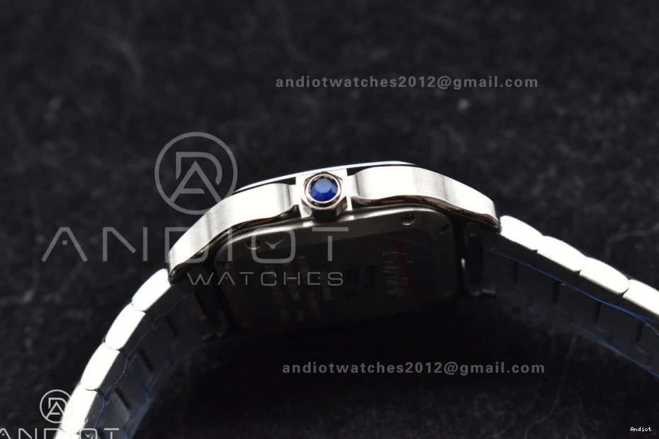 Bracelet BVF 35mm Edition de MIYOTA Dial on Cartier Best V2 9015 White 1:1 SS SS Santos SmartLinks 1207